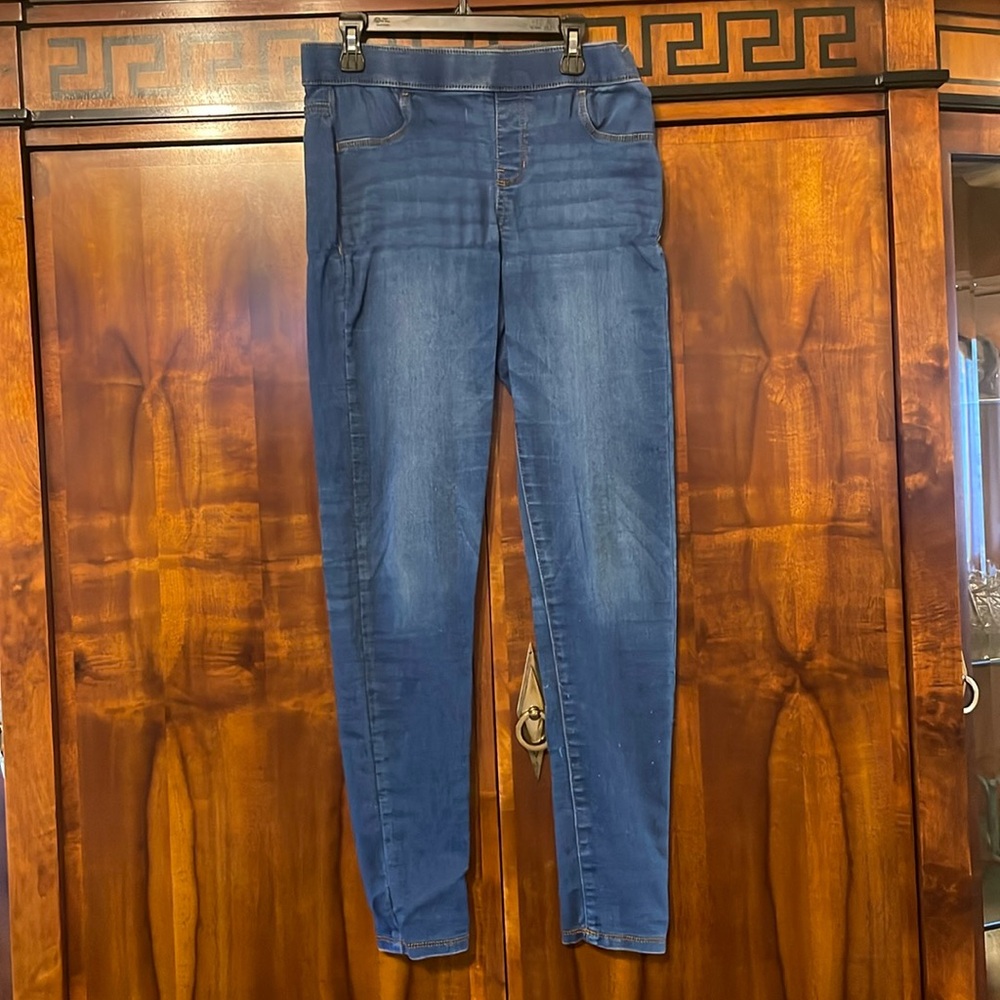 SO Girls Skinny Jeans Size 16 Blue Denim Mid-Rise Used
